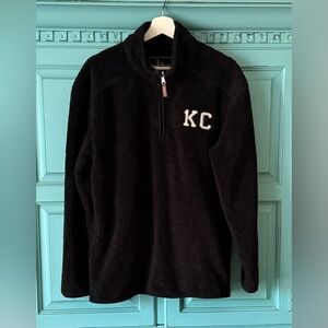 Women's KC Fuzzy Quarter Zip Pullover